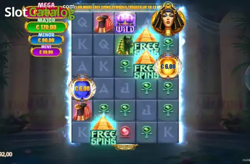 Скрин4. Cleopatra's Golden Spells слот