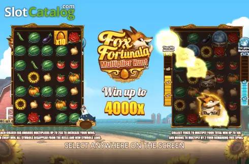 Скрин2. Fox Fortunata: Multiplier Hunt слот