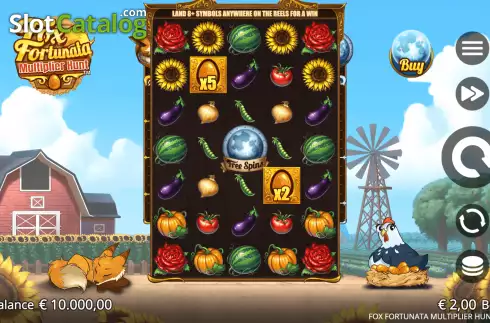 Скрин3. Fox Fortunata: Multiplier Hunt слот