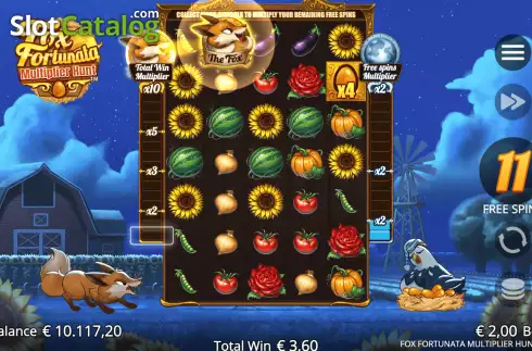 Скрин9. Fox Fortunata: Multiplier Hunt слот