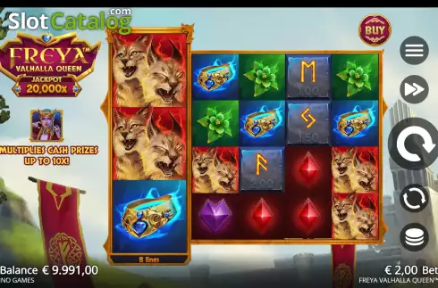 Скрин2. Freya Valhalla Queen слот