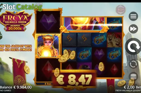 Скрин3. Freya Valhalla Queen слот