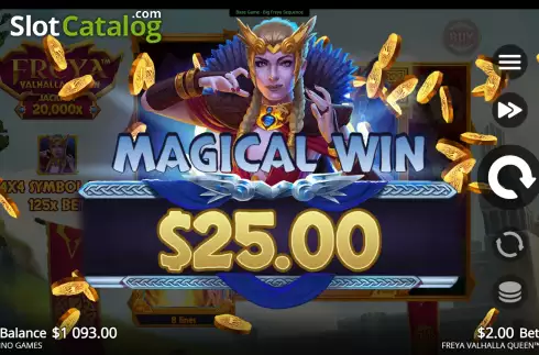 Скрин6. Freya Valhalla Queen слот