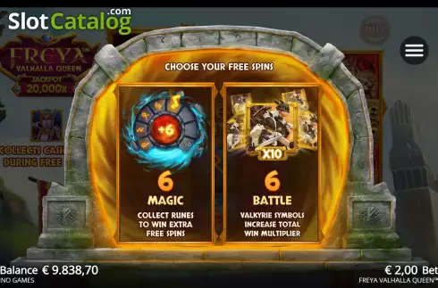 Скрин8. Freya Valhalla Queen слот