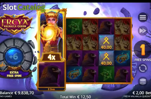 Скрин9. Freya Valhalla Queen слот