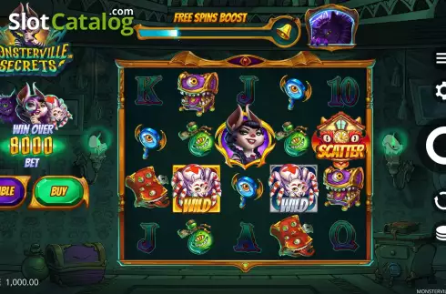 Скрин2. Monsterville Secrets слот