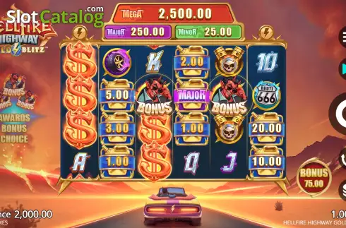 Скрин3. Hellfire Highway Gold Blitz слот