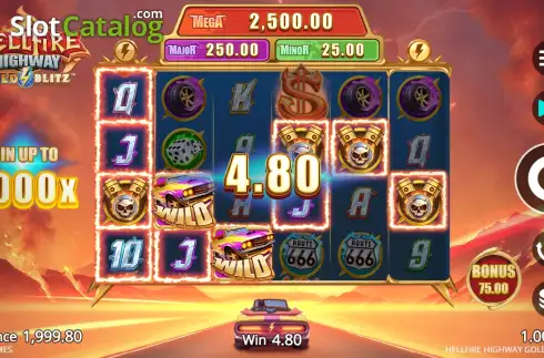 Скрин4. Hellfire Highway Gold Blitz слот
