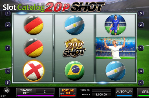 Скрин2. 20p Shot слот