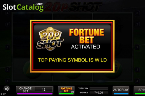 Скрин4. 20p Shot слот