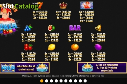 Скрин6. Super Fruits Joker слот