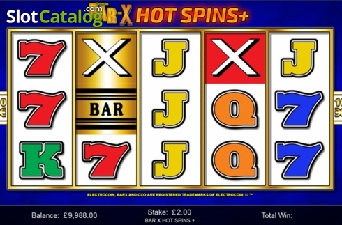 Скрин2. Bar-X Hot Spins+ слот