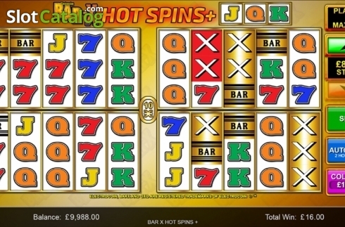 Скрин8. Bar-X Hot Spins+ слот