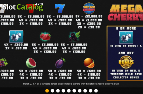 Скрин7. Mega Cherry слот