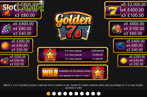 Скрин8. Golden 7s слот