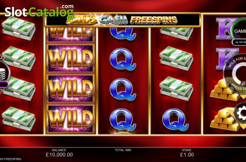 Скрин2. Gold Cash Free Spins слот