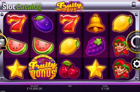 Скрин3. Fruity Pays слот