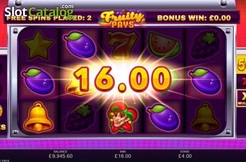Скрин4. Fruity Pays слот