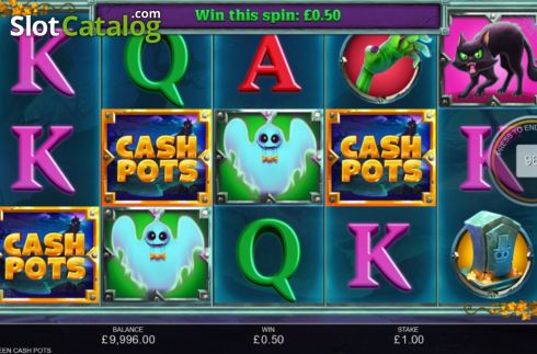 Скрин2. Halloween Cash Pots слот