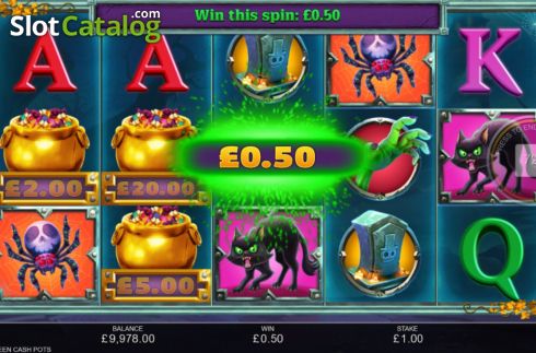 Скрин4. Halloween Cash Pots слот