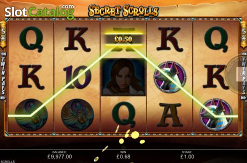 Скрин5. Scroll of Egypt слот