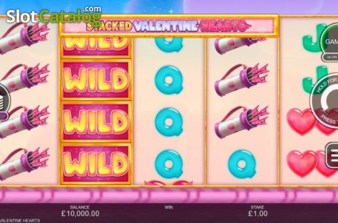 Скрин3. Stacked Valentine Hearts слот