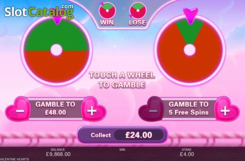Скрин7. Stacked Valentine Hearts слот