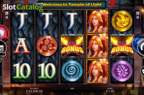 Скрин3. Temple of the Light слот