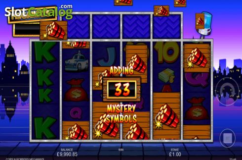 Скрин4. Cops and Robbers Megaways слот