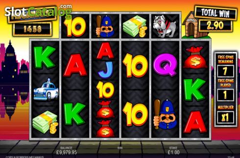 Скрин8. Cops and Robbers Megaways слот