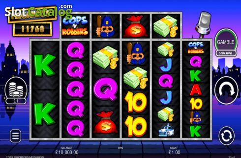 Скрин3. Cops and Robbers Megaways слот