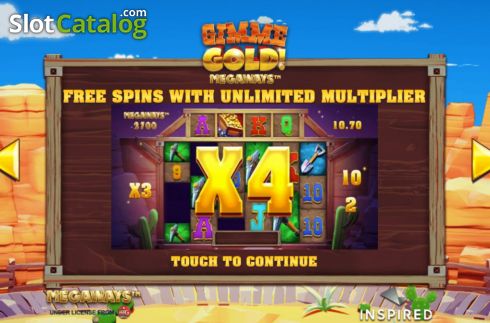 Скрин2. Gimme Gold! Megaways слот