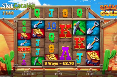 Скрин4. Gimme Gold! Megaways слот