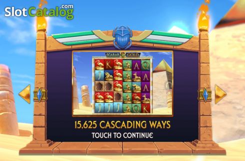 Скрин3. Scarab Gold слот