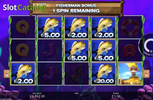 Скрин8. Fishing Cash Pots слот