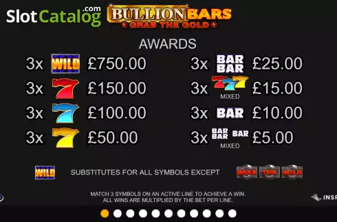 Скрин9. Bullion Bars Grab the Gold слот
