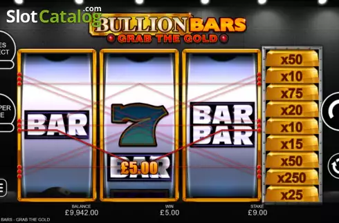 Скрин3. Bullion Bars Grab the Gold слот