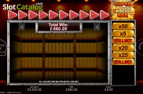 Скрин8. Bullion Bars Grab the Gold слот