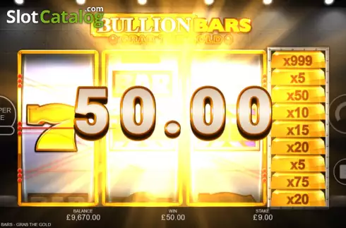 Скрин4. Bullion Bars Grab the Gold слот