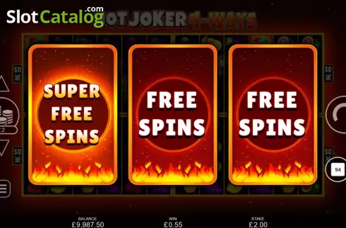Скрин6. Hot Joker 4 Ways слот