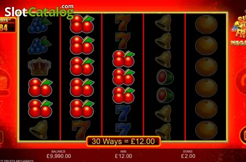 Скрин4. Super Hot Fruits Megaways слот