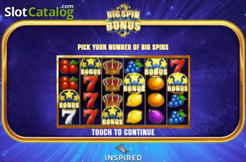 Скрин2. Big Spin Bonus слот