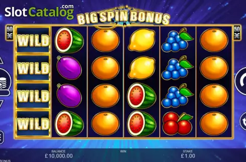 Скрин3. Big Spin Bonus слот