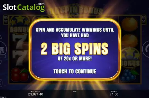 Скрин9. Big Spin Bonus слот