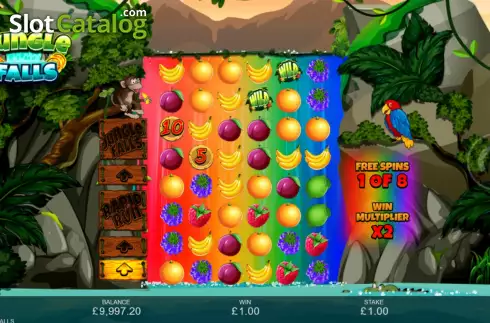 Скрин8. Jungle Falls слот