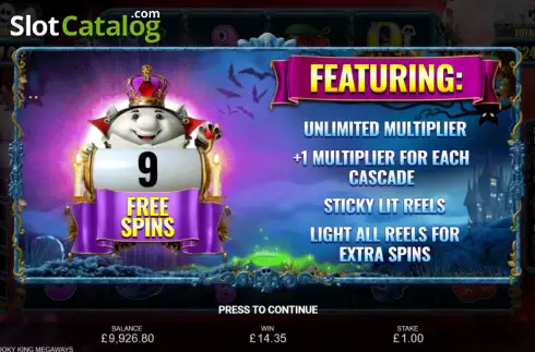 Скрин8. Reel Spooky King Megaways слот