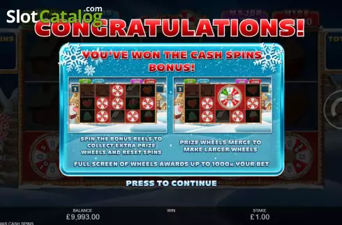 Скрин8. Christmas Cash Spins слот