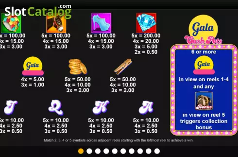 Скрин8. Gala Cash Pots слот