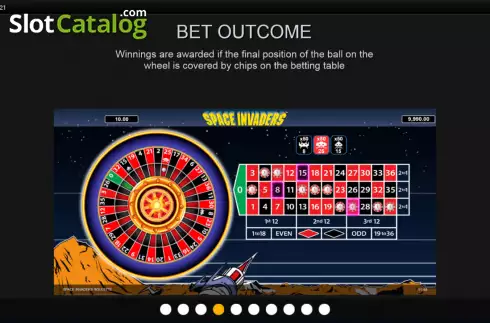 Скрин5. Space Invaders Roulette слот