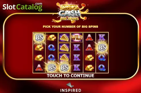 Скрин2. Gold Cash Big Spins слот